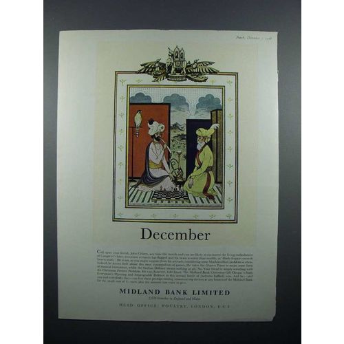 1958 Midland Bank Limited Ad - December