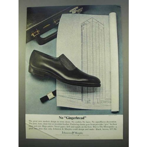 1963 Johnston & Murphy Metropolis Shoe Ad