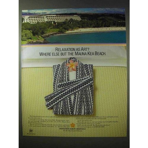 1984 Mauna Kea Beach Hawaii Tourism Ad - Relaxation