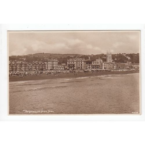 Teignmouth from River Postcard Devon 16278