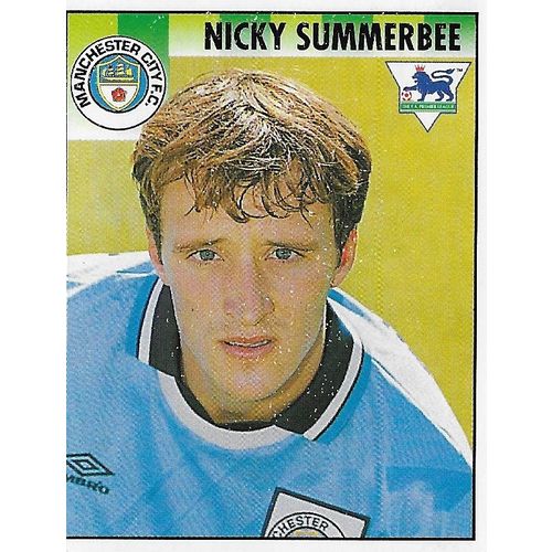 Merlin's Premier League 1995 Stickers: No.286 - Summerbee (Nicky)