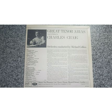 Charles Craig ‎– Great Tenor Arias