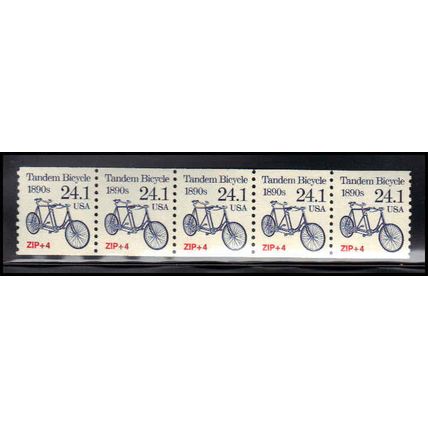 2266 24.1c Tandem Bicycle Fine MNH Dry Gum PNC 1/5 X1352