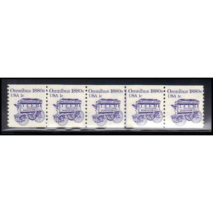 1897 1c Omnibus Very Fine MNH Dry Gum PNC 2/5 KA9405