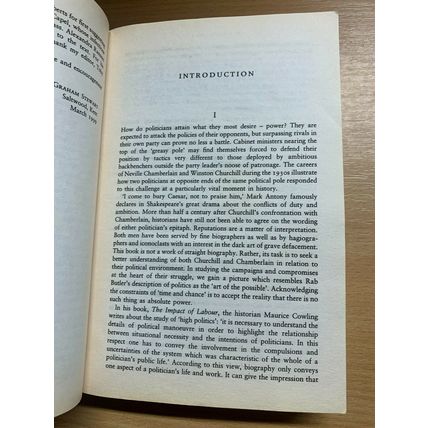 2000 "BURYING CAESAR" CHURCHILL, CHAMBERLAIN & TORY PARTY PAPERBACK BOOK (P3)