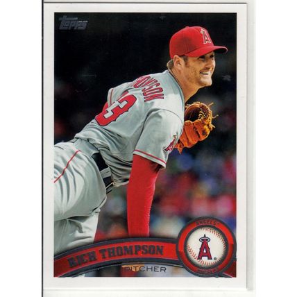 2011 Topps Update Rich Thompson baseball card US286