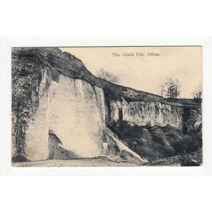 The Chalk Pits Offton Postcard Suffolk The Christchurch Series