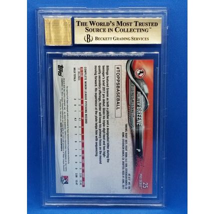 2018 Topps Pro Debut Autographs #25 Hunter Greene BGS Graded 9.5/9