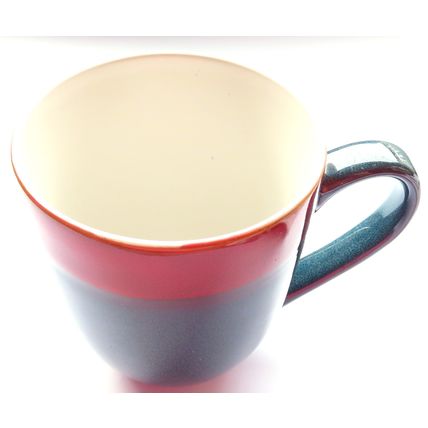 Brown & Blue Mug Reactive Glaze Stoneware 10.5 CM