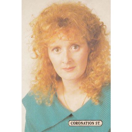 Liz McDonald Beverley Callard Rare 1990 Coronation Street Granada Postcard