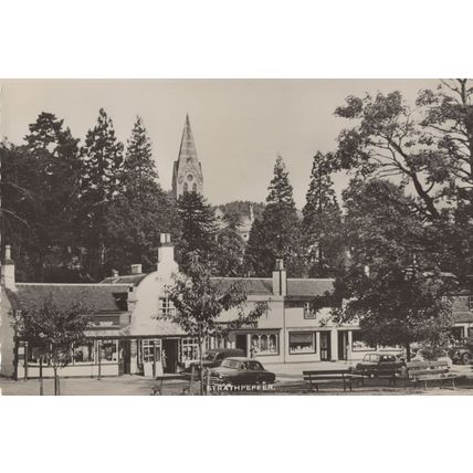 Strathpeffer Scottish Gift Shop Real Photo Postcard