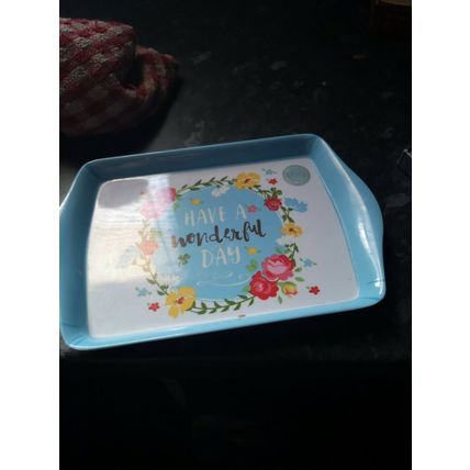 Melamine Tray Have A Wonderful Day