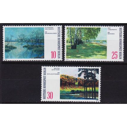 GERMANY BERLIN [1972] MiNr 0423-25 ( O/used ) Gemälde