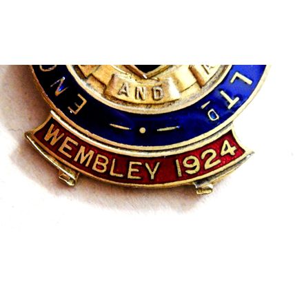 Wembley Empire Exhibition RARE English China Clays Pin Badge