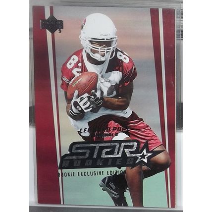 2006 Upper Deck Rookie Exclusive LEONARD POPE (Cardinals) Star Rookies Card #263