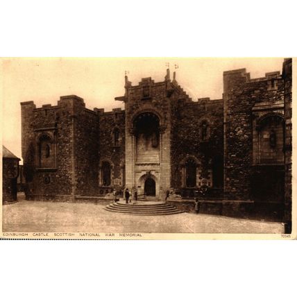 Edinburgh, Scottish National War Memorial, 0048, 4 x Vintage Postcards