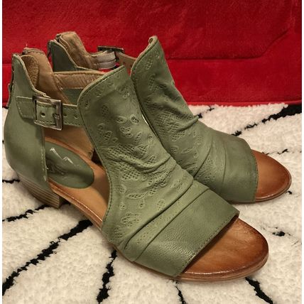 Aloe Miz Mooz NYC Leather Heeled Sandals Corra US7.5/8 EU38 SHOES
