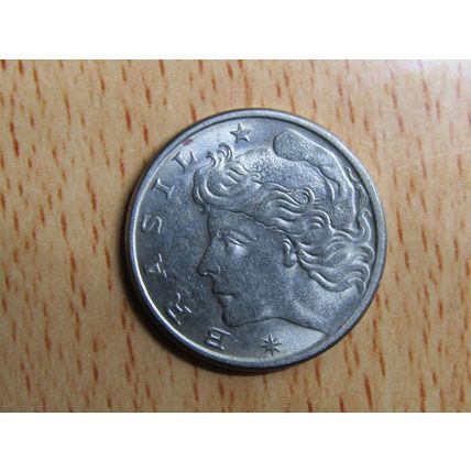 Brazil Brasil 1976 10 Centavos Coin