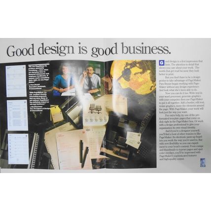 Aldus PageMaker - 1988 Advertising Promo Brochure