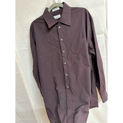 Concepts by Claiborne Men's Plum Purple Dress Shirt Size 17 Long Sleeve