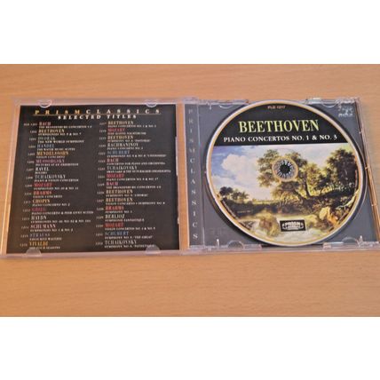 Beethoven - Piano Concertos Nos 1 & 3 CD (1997) VGC.