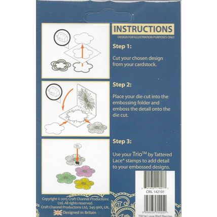 Tattered Lace. Love Bird Berries Die & Embossing Folder Set. Die Cutting Crafts