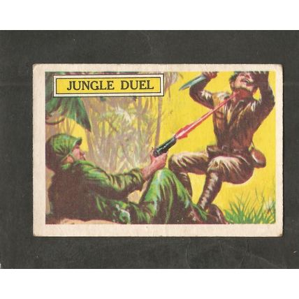 A&BC Gum Card 1966 Battle #18 Jungle Duel
