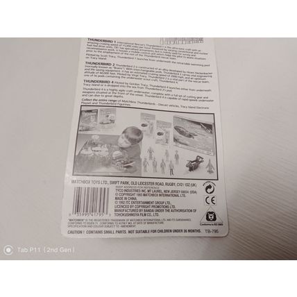 MATCHBOX THUNDERBIRDS 4 SEALED ( PRE-OWNED )