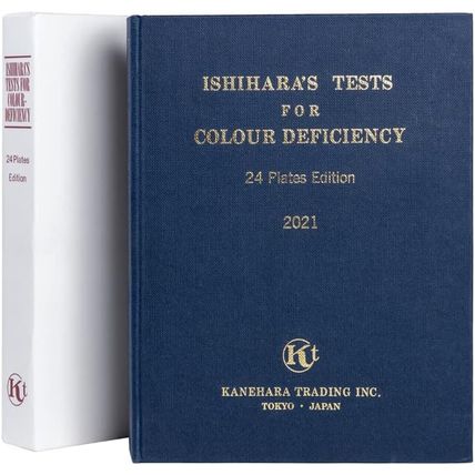 Ishihara Color Vision Test Book 24 Plates with User Manual