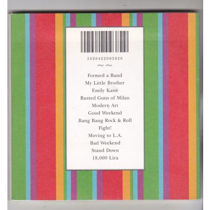 Art Brut : Bang Bang Rock & Roll. (2005) CD Album.