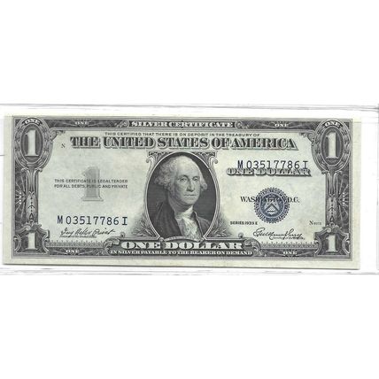 1935-E US Silver Certificate $1.00 Crisp UNC