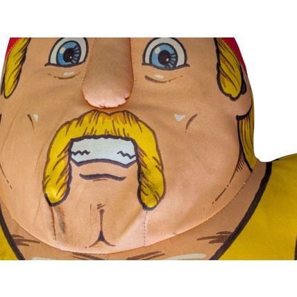 Vintage 1990 Hulk Rules Hogan Pillow Plush WWF Wrestling Buddies Tonka Cushion