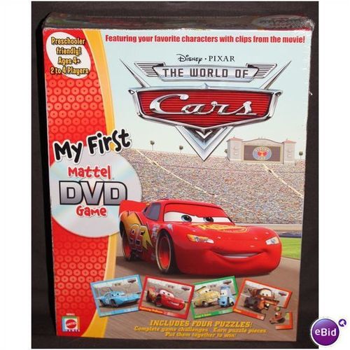 2008 Mattel Disneys Cars My First DVD Game - Sealed