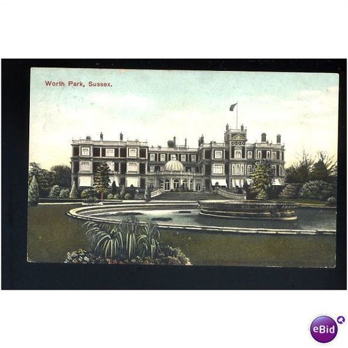 Sussex WORTH PARK Postcard