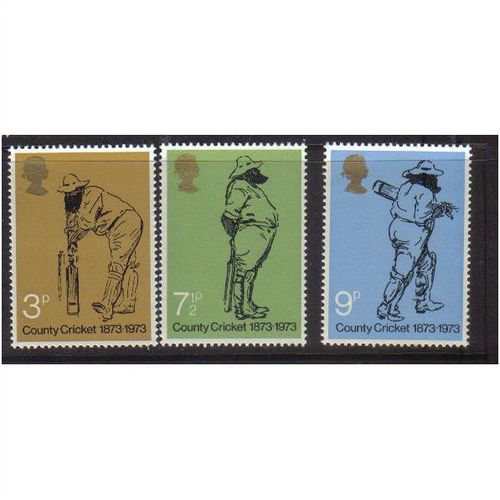 1973 GB COUNTY CRICKET SET MNH SG 928-930