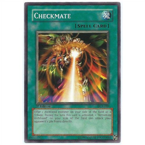 YuGiOh Dark Crisis - DCR-089 - Checkmate - 1st Edition