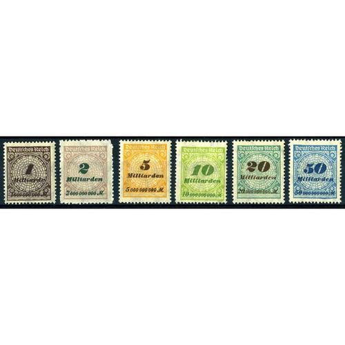 GERMANY 1923 - Milliarden Set - MLH / MNH