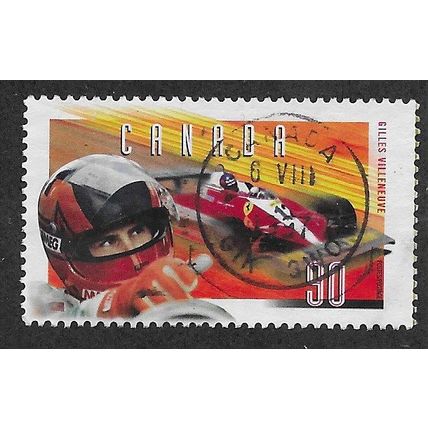CAN 1991 90c 'GILLES VILLENEUVE' FINE USED (EBID71-482)