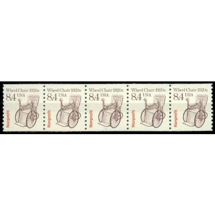 2256 8.4c Wheel Chair Very Fine MNH Dry Gum PNC 1/5 P0715