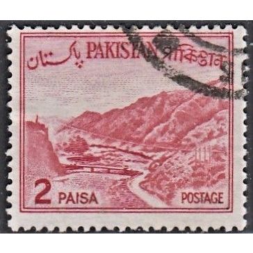 PAKISTAN, 1963 2p Khyber Pass, SG 129 (Scott #130a), used