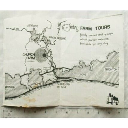 Vintage leaflet: Church Farm, Coombes, Lancing