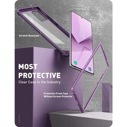 i-Blason Ares Clear Case for Galaxy Note 20 5G 6.7"-PURPLE-NEW-FAST SHIPPING