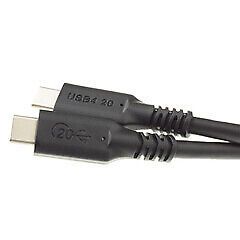USB4 20Gbps 100 watt Fast Charging Cable, USB Type C Male to Male, PVC Jacket...