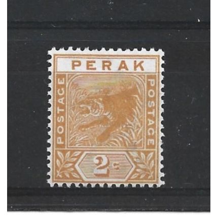 Perak.SG63 2c Orange.Mounted Mint.Jan25a