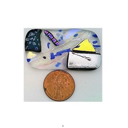 Craft Items Fused Glass Cabochons 116 qty Bulk Lot 2