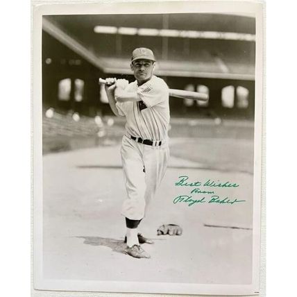 Floyd Baker (d. 2004) Signed Autographed Vintage 8x10 Photo Chicago White Sox