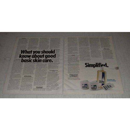 1983 Sea Breeze Skin Care Products Ad - Simplified