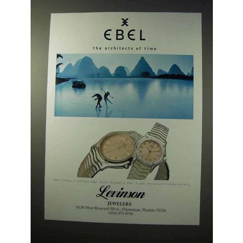 1997 Ebel Sport Classic Watch Ad - Architects of Time