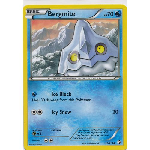 Pokemon XY Steam Siege 36/114 Bergmite