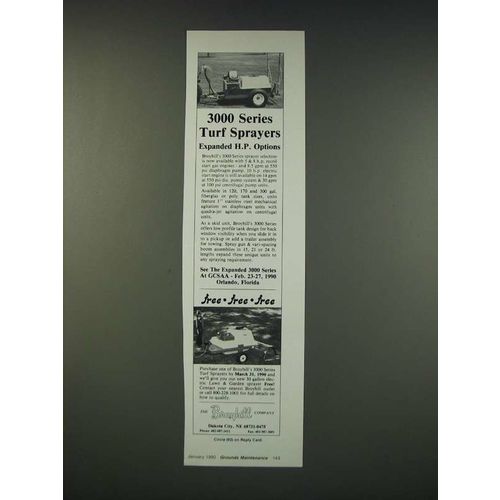 1990 Breyhill 3000 series turf sprayers Ad
